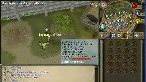 runescape: wc bot