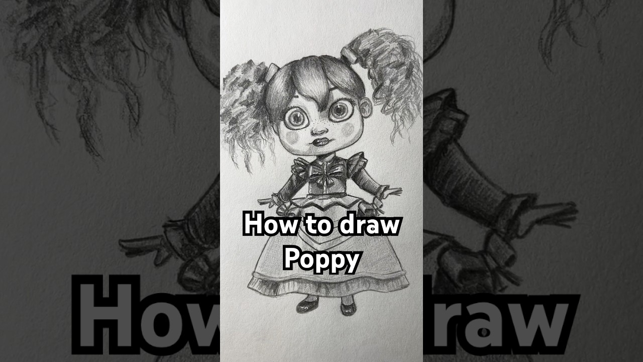 Papi Line Drawing How to draw Poppy Playtime! Easy! #art #poppyplaytime #drawing # ...