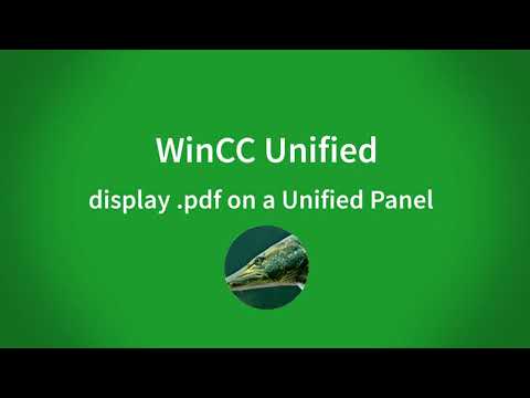 WinCC Unified Comfort Panel V16: Display .pdf files on Panel with StartProgram