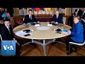 France's Macron, Russia's Putin, Germany's Merkel, Ukraine's Zelenskiy Hold Peace Talks in Paris