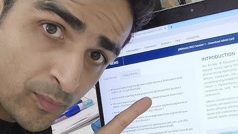 JEE 2023 Admit Card Update 🚨| Arvind Kalia Sir | Vedantu