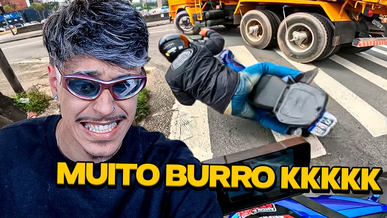 Xiteyy Reagindo a Quedas de Moto KKKKK