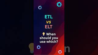 👉 ETL vs ELT — When should you use which?
