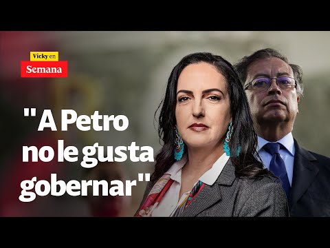 "A Petro NO LE GUSTA gobernar, su profesión es anarquista": María Fernanda Cabal | Vicky en Semana