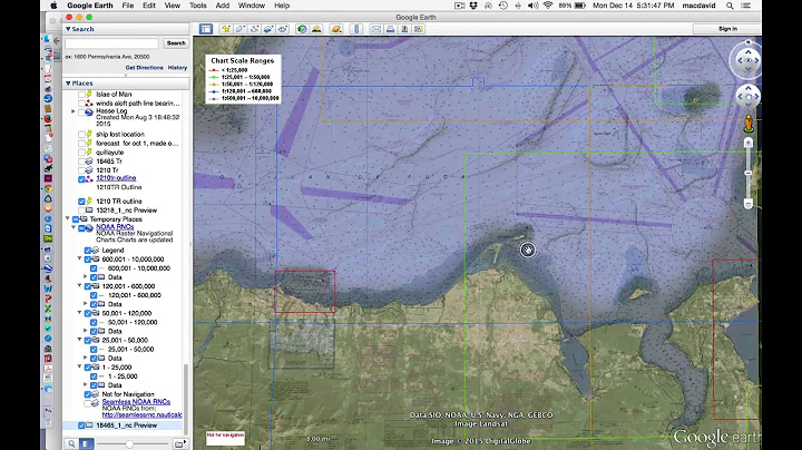 Viewing US Nautical Charts on Google Earth