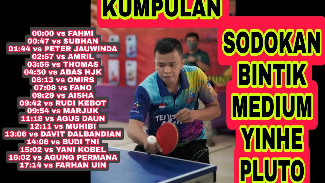 KUMPULAN SODOKAN BINTIK MEDIUM/SEMI 🏓 YINHE PLUTO 🏓 ANGGER PLUTO