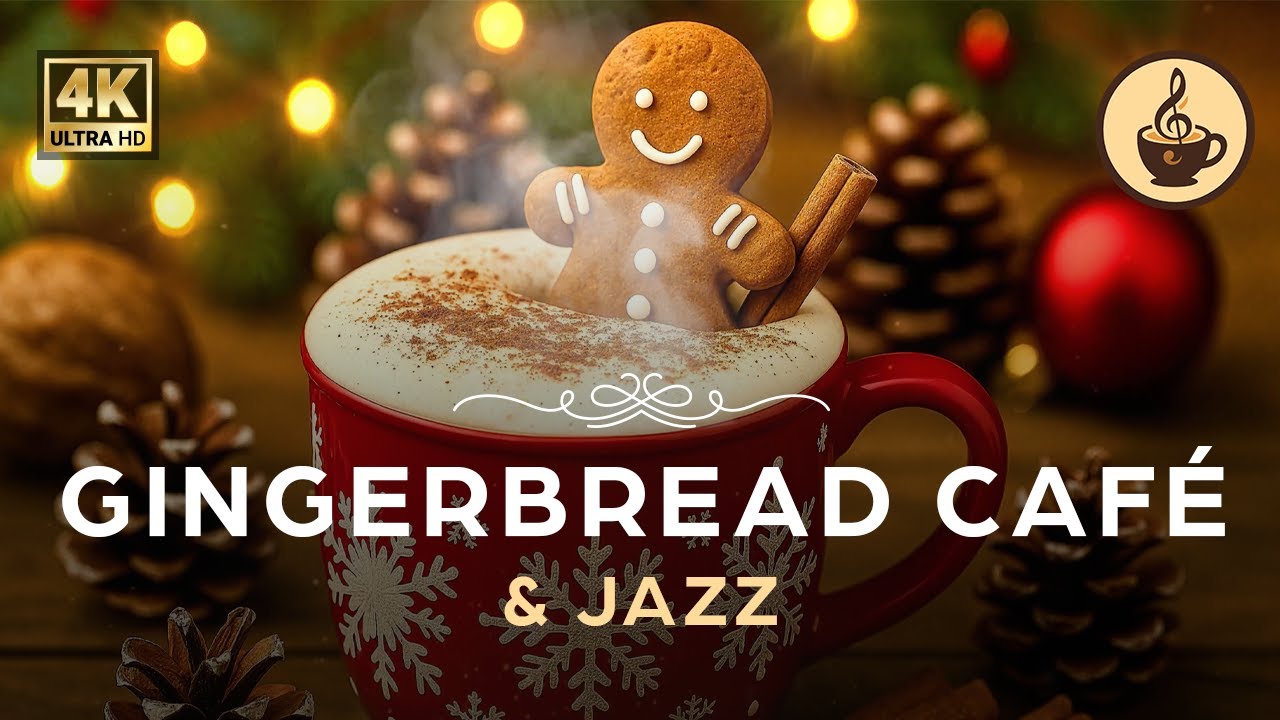 Gingerbread Café 🎄☕ Christmas Jazz Piano Ambience - YouTube