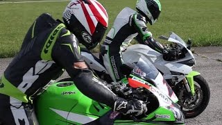 Drag Race Energica EGO - WSBK Kawasaki ZX10r - Lamborghini Gallardo LP 570 Super Trofeo