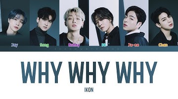 iKON - Why Why Why (Color Coded Lyrics) | ShadowByYoongi
