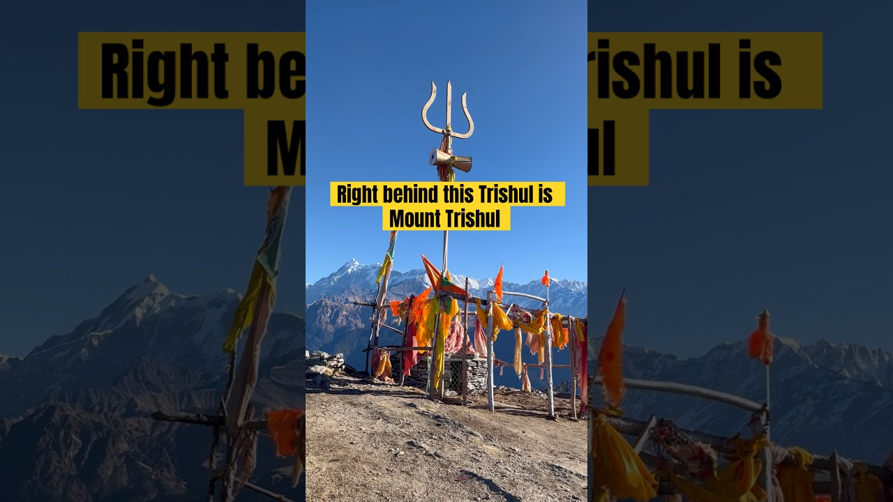 Video thumbnail: #shiv #shiva #mountains #trishul #uttarakhand #brahmatal #namo #travellersofindia #justtraveler