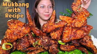 EXTRA SPICY CHICKEN WINGS | Mukbang Philippines