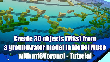 Crear objetos 3D (Vtks) a partir de un modelo de agua subterránea en Model Muse con mf6Voronoi - ...