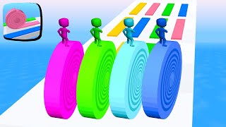 Layers Roll - All Levels Gameplay Android,ios game Mobile Game New Update Part 7 (Level 16) screenshot 3