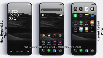 3 New HyperOS 2 control centre Themes for Xiaomi,Redmi,Poco | 3 Best HyperOS 2 Themes