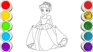 Princess Easy and Beautiful Drawing easy with Colors for Kids