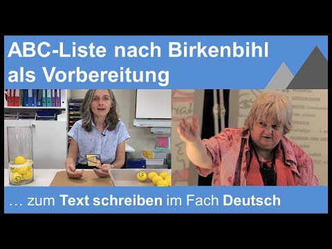 Update ABC-Liste nach Birkenbihl als Vorbereitung