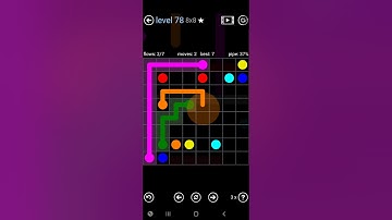 How To Solve Flow Free Rainbow Pack Level 78 8x8 Board Walk Through Solution Walkthrough
