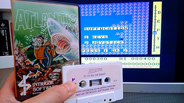Atlantis - 16k Basic cassette game on Texas Instruments TI99