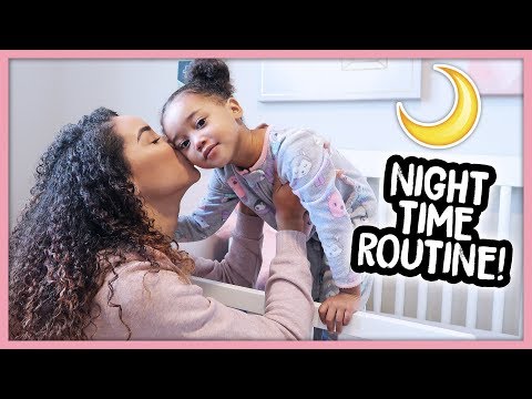 Realistic Night Time Routine with a Toddler! (Single Mom)