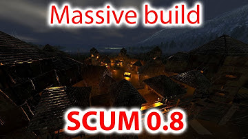 Massive modular base building - Castle-like compound | SCUM 0.8