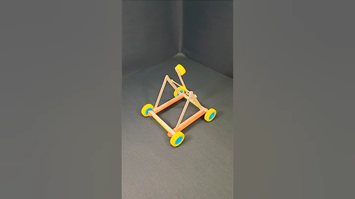 Amazing Catapult ❤️ Homemade Catapult 🤩 Popsicle Stick Craft #diy #shorts #ytshorts