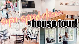 SUPER SPEEDY FALL CLEAN WITH ME | EXTREME CLEANING MOTIVATION | UPDATED HOUSE TOUR 2022!