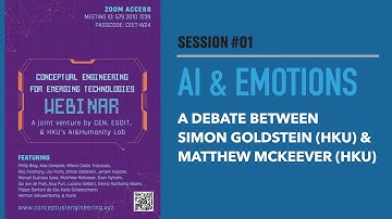 CEET  Webinar Series | SESSION #01: AI & Emotions