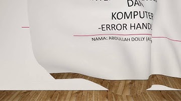 Interaksi Manusia Komputer, Materi kuliah Error Handling [Abdullah Dolly/Dosen Ifan Risqa] Udinus