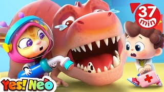 T-rex Has a Toothache😭| Dentist Song | Good Habits | Kids Songs | Starhat Neo | Yes! Neo