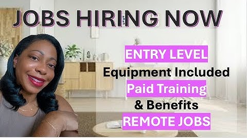 Immediate Hire | Entry Level Remote Jobs | Paid Training | No Experience Needed | WFH