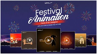 Festival Video Animation Greetings Pack V1 For Social Media Demo