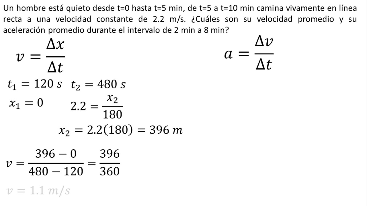 Física | Aceleración | Ejemplo 4 - YouTube