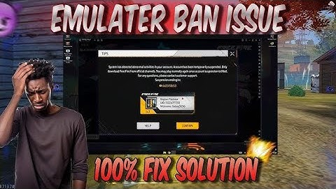 Stop Getting Banned on Emulator! |100% Working Fix | best emulator not ban account ff||😊