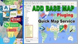 Add Base map In QGIS || OSM map || Google Map in QGIS || Background maps in QGIS