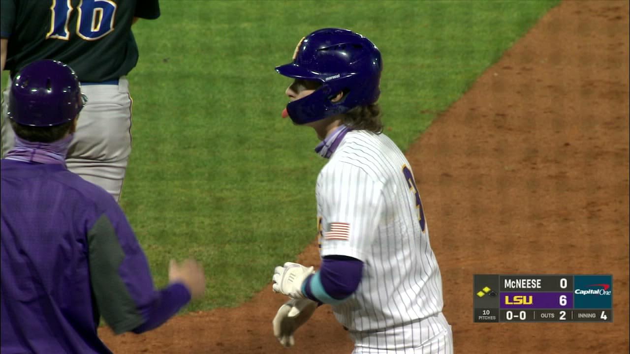 LSU Baseball Highlights vs. McNeese YouTube