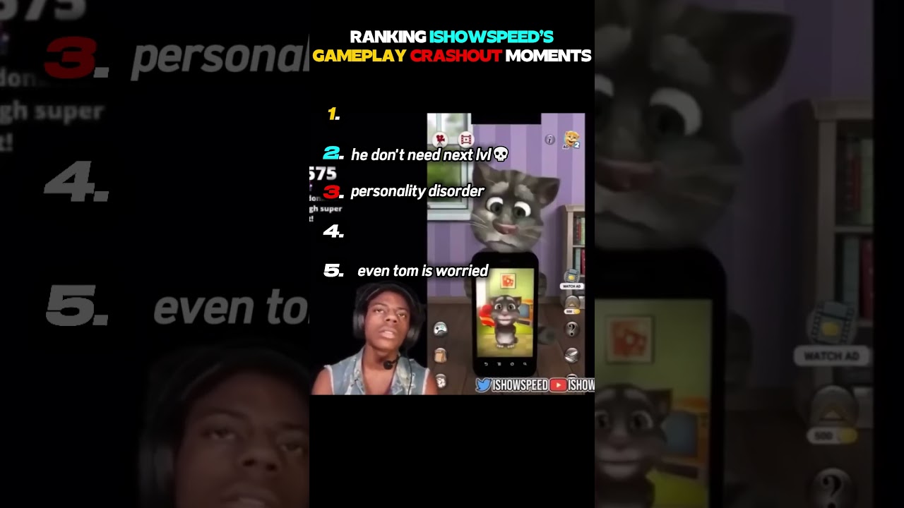 Ranking Ishowspeed's best gameplay crashout moments #speed #ishowspeed #ranking #top5 #crashout