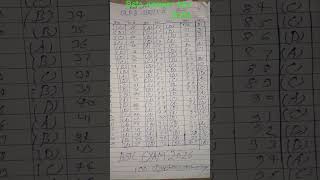 Q.P.B SERIES FIRST' SIFFT bstc ANSWERS KEY 2026 #answerkey #2026 #bstc