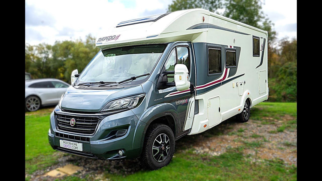 2017 Rapido 696FF - Island Bed, Front Drop down Double Bed, Large Garage