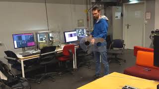 Contact juggling: Man vs. the Butterfly Robot