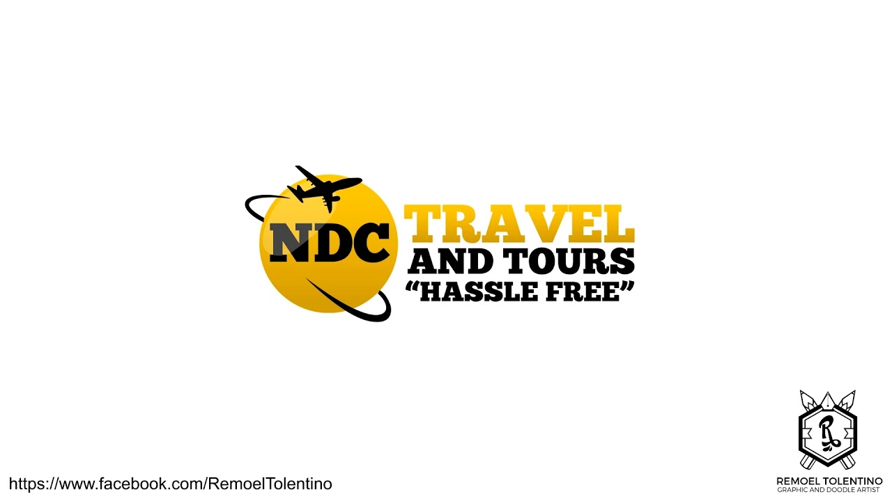 Ndc Travel And Tours Logo Design And Animation Youtube