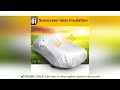 Car Cover Outdoor Protection Full Exterior Snow Cover Sunshade Dustproof Protection Cover Universal