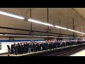 Psg fans in madrid madrid metro  real madrid vs psg
