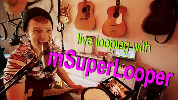 Live loop performance with melda mSuperlooper and keith mcmillen soft step and amplitube 5