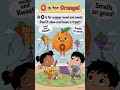 O is for Orange! Round and Sweet 🍊 | Fun Alphabet Learning #toddlers