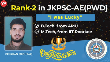 Rank 2 | JKPSC AE PWD Selection | AMU graduate selected in JKPSC AE PWD | JKPSC AE Selections