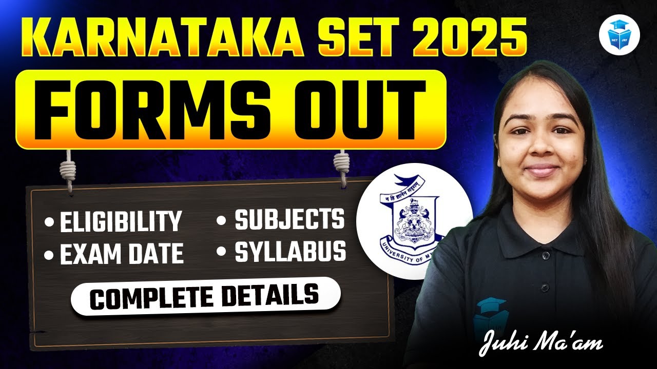 Karnataka SET 2025 Notification Out | KSET Eligibility, Exam Date, Syllabus, Application Form