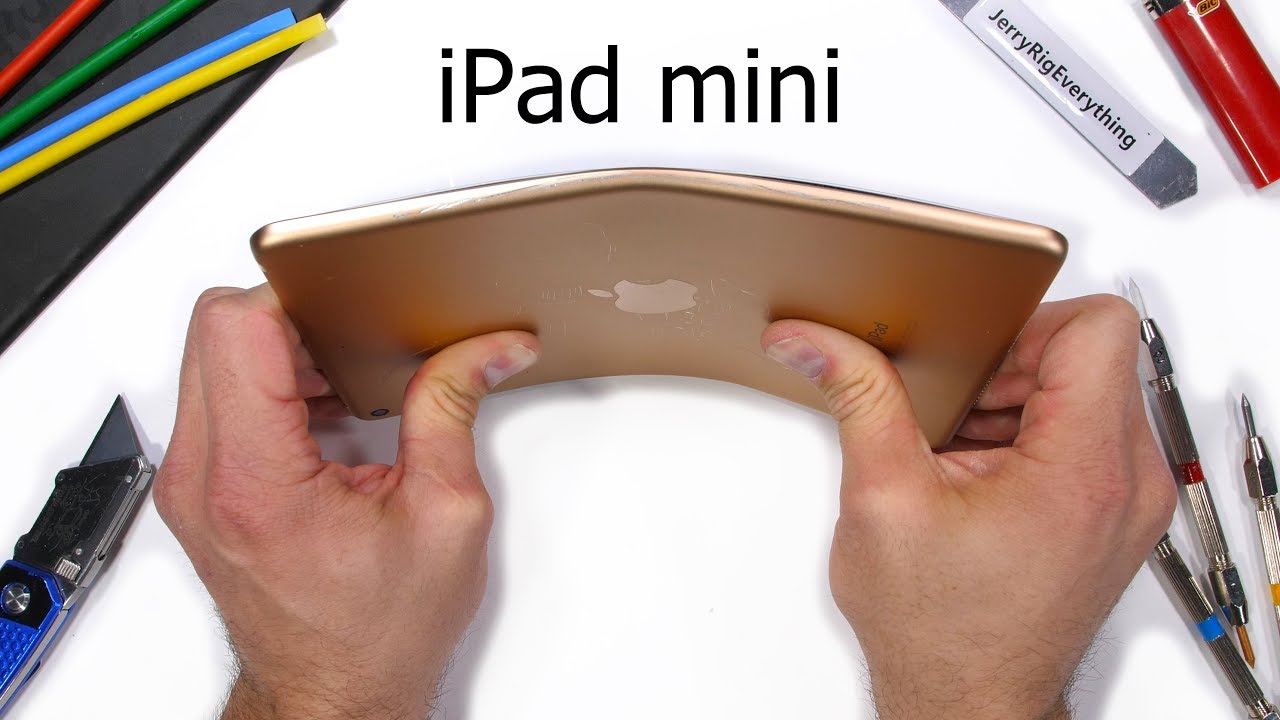 Корпус iPad mini 5 испытали на прочность. Фото.