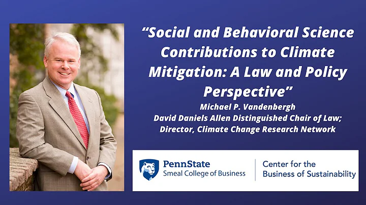 Michael Vandenbergh on social and behavioral scien...