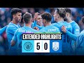 Extended highlights  man city 50 huddersfield town  de bruyne is back