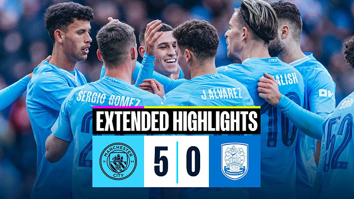 EXTENDED HIGHLIGHTS | Man City 5-0 Huddersfield Town | De Bruyne is BACK!